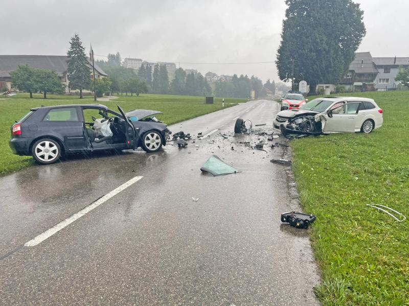 St. Pelagiberg: Zwei Verletzte bei Verkehrsunfall