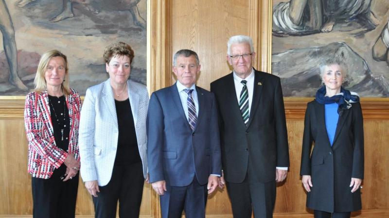 Regierungsrat empfängt Baden-Württembergs Ministerpräsidenten Winfried Kretschmann