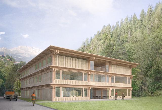 Neubau des Ausbildungszentrums für Zivilschutz in Churwalden genehmigt