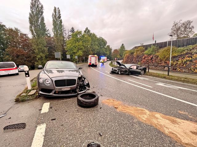 Schwerer Unfall auf Kantonsstrasse 