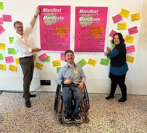 Bern: Menschen mit Behinderung treffen sich zu Gipfel der Kantone in Zug