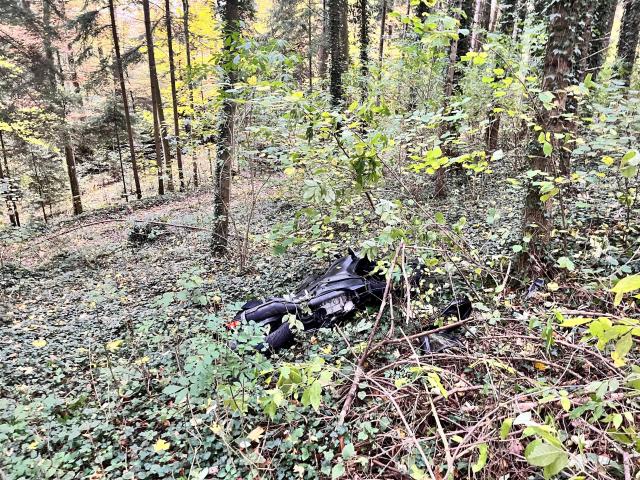 Motorradfahrer auf Lochlistrasse in Gachnang schwer verletzt