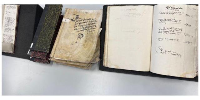 Découvrez le Livre noir no 4 de La Bibliotheca Otolandana, un recueil captivant sur les procès criminels de Fribourg