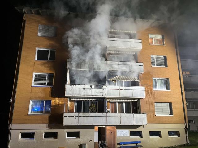 Brand in Wohnung an der Kapplerstrasse: Feuer schnell gelöscht, Sachschaden in Höhe von hunderttausend Franken