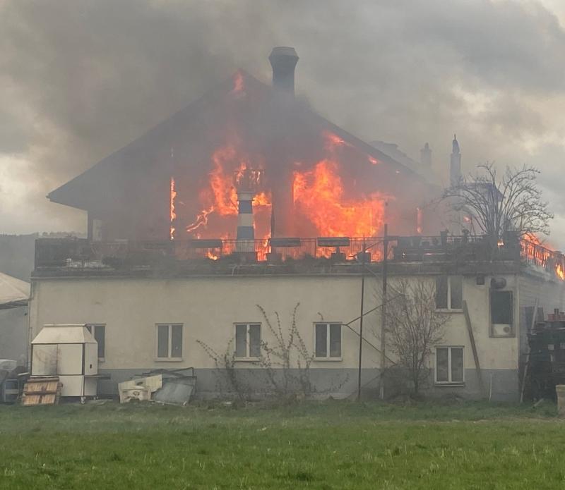 Müllheim: Brand von Wohnhaus
