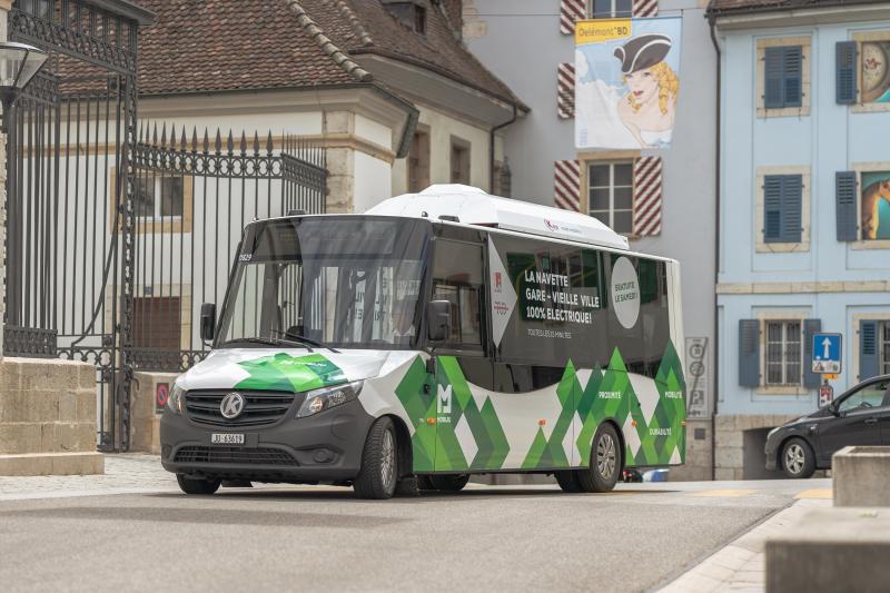 Auch in der Westschweiz fährt jetzt ein elektrisches Postauto