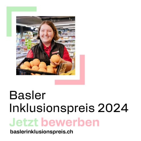 Start der Ausschreibung für den Basler Inklusionspreis 2024 in Basel