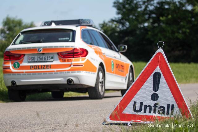 Autounfall in Mörschwil: Fahrunfähiger Fahrer verursacht Streifkollision
