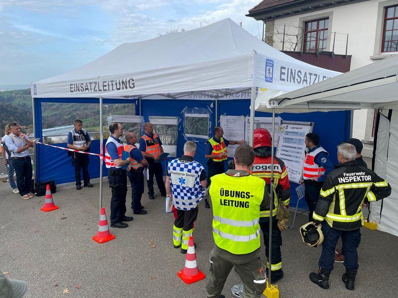 Brand und Evakuierung an Kantonsschule geübt - Sicherheitsübung in Trogen