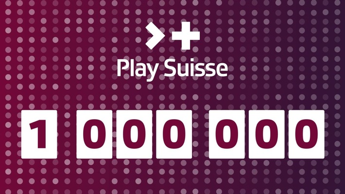 Play Suisse erreicht wichtigen Meilenstein: Eine Million registrierte Nutzer:innen in der Schweiz