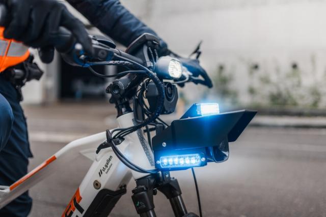 E-Bike Polizei St.Gallen erhält Blaulicht und Sirene - Neue Massnahme zur Sicherheit in der Stadt
