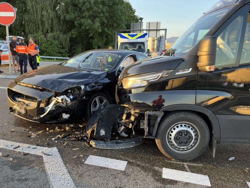 St. Margrethen: Unfall beim Autobahnzubringer