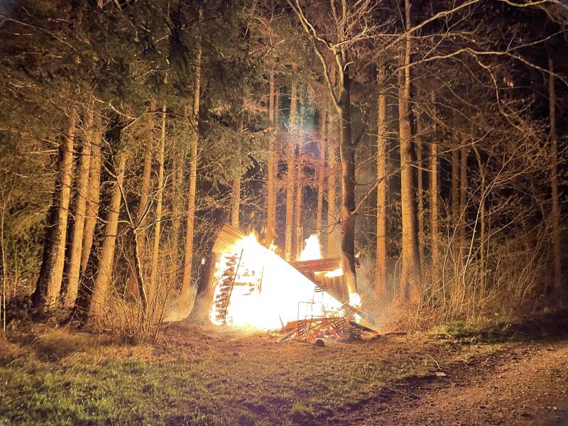 Zihlschlacht: Brand von Holzbeige