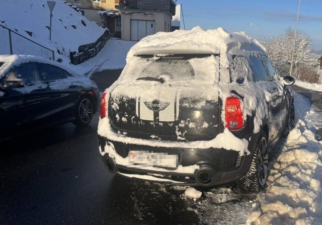 Sechs Fahrer in St.Gallen wegen Winter-Vergehen angezeigt