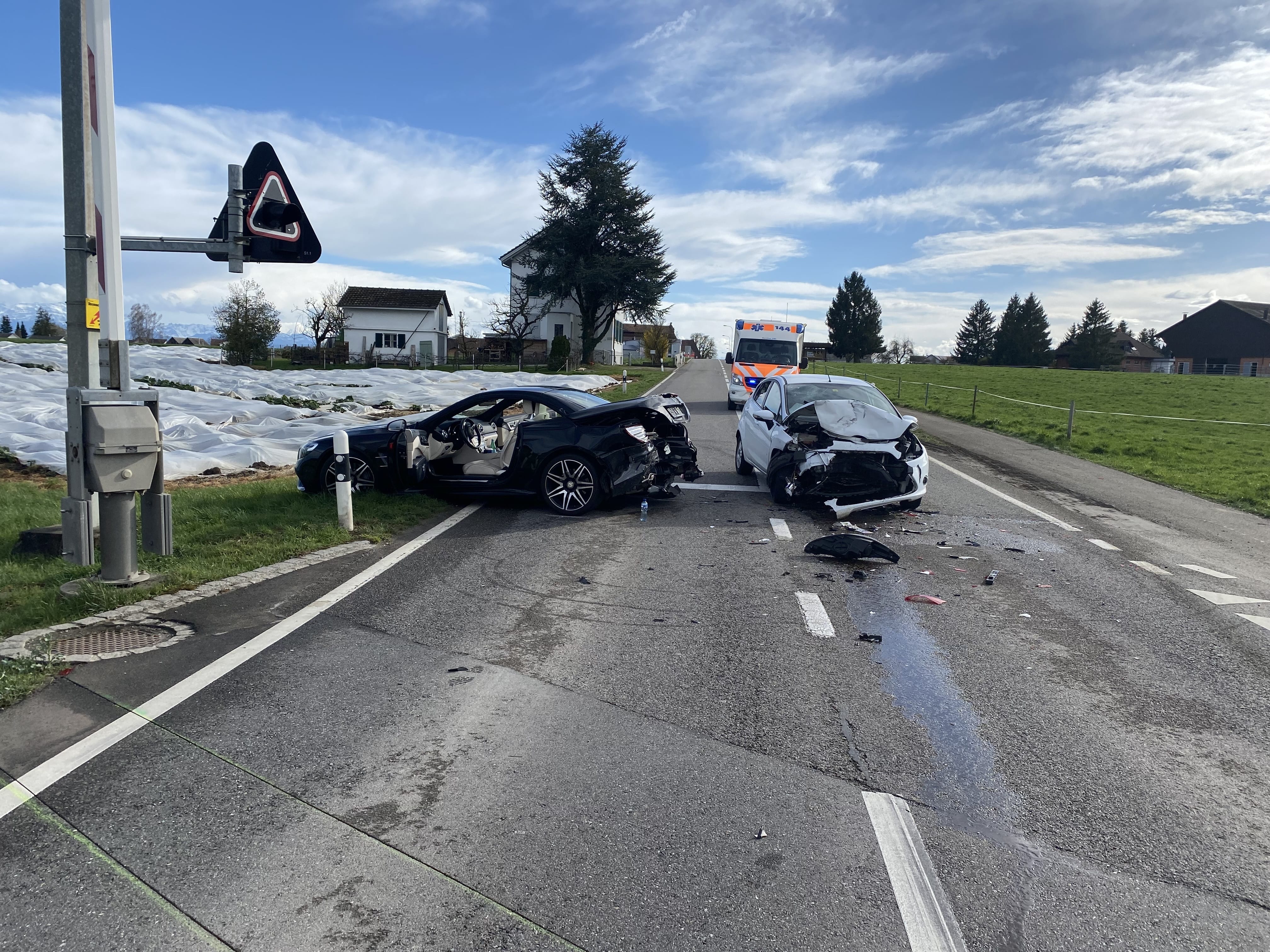 Berg: Bei Verkehrsunfall verletzt