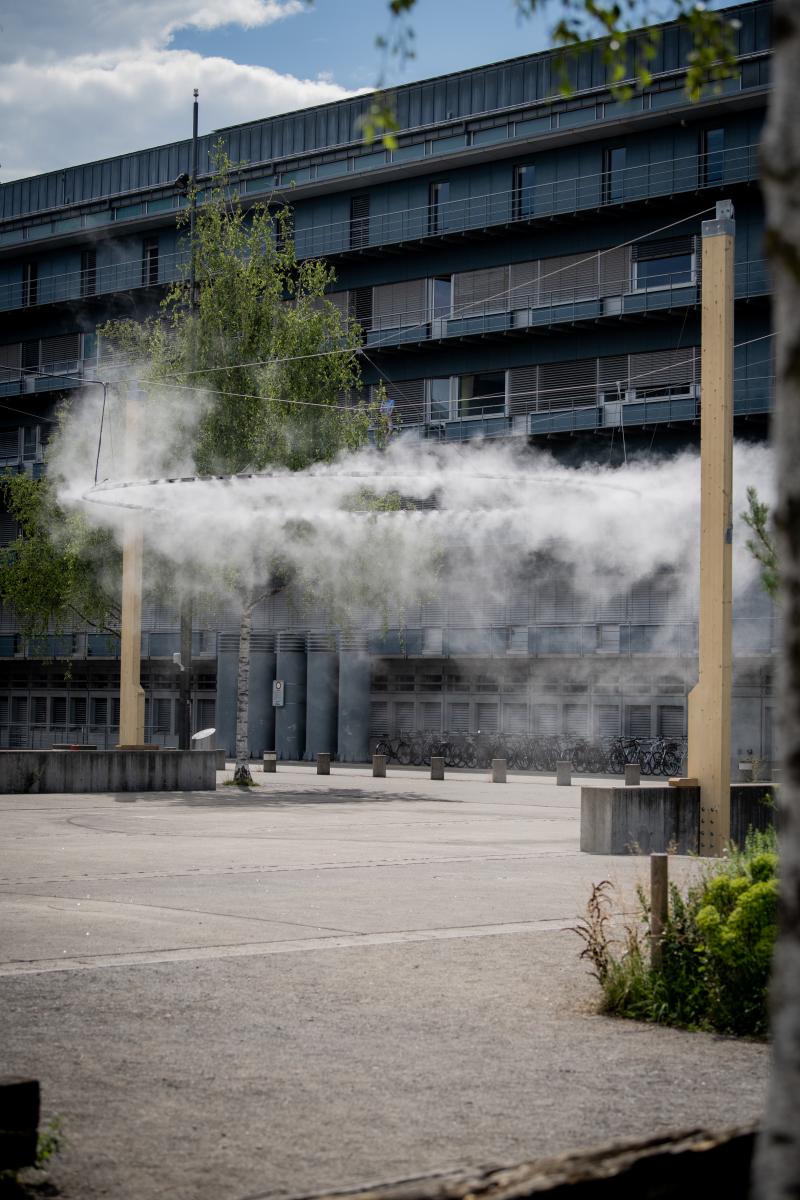 «Alto Zürrus»: Test mit kühlender Nebelwolke