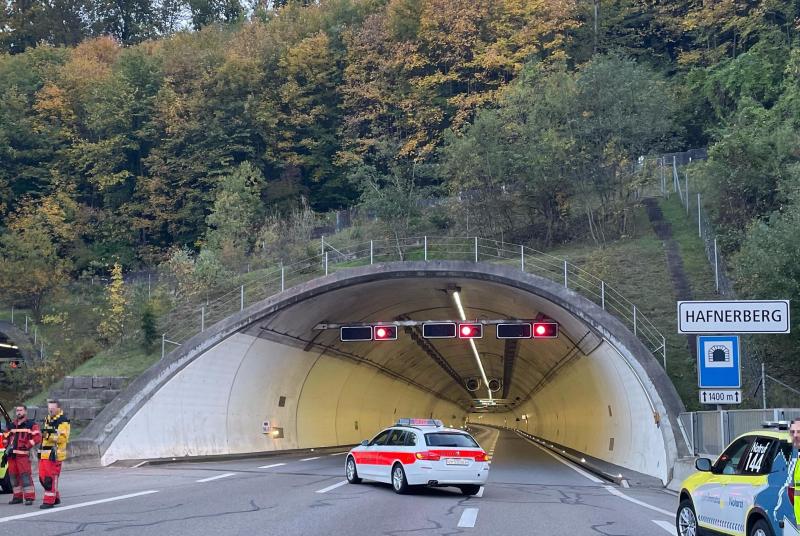 A3 Birmensdorf: Fahrzeugbrand in Autobahntunnel