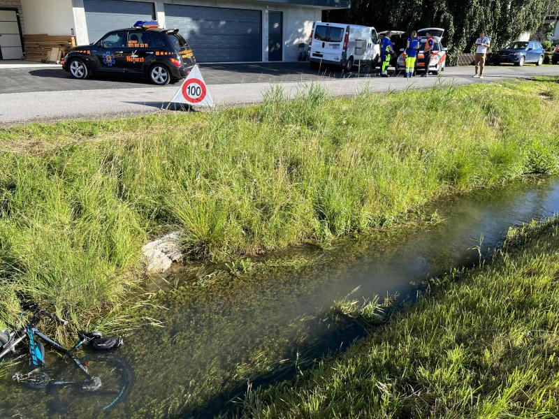 Montlingen: E-Bike-Fahrer verstorben