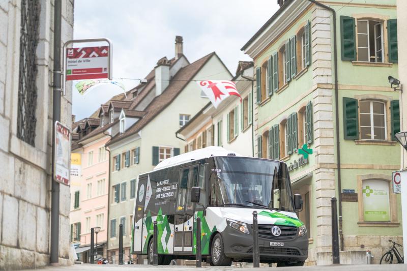 Auch in der Westschweiz fährt jetzt ein elektrisches Postauto