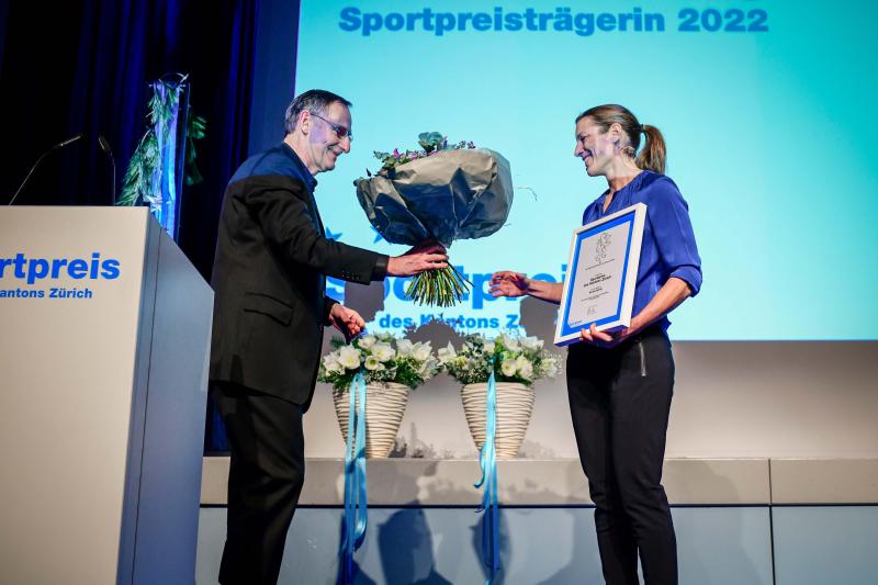 Nicola Spirig erhält «Sportpreis des Kantons  Zürich»
