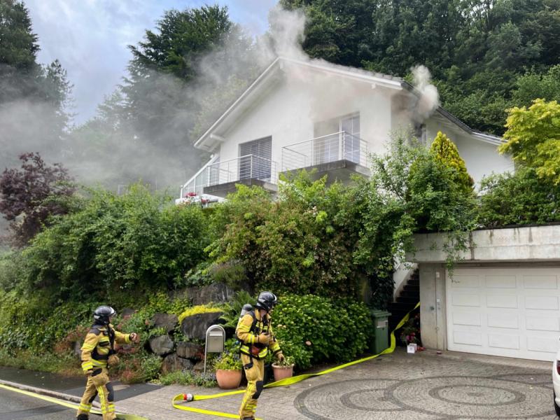 Gams: Brand in Einfamilienhaus